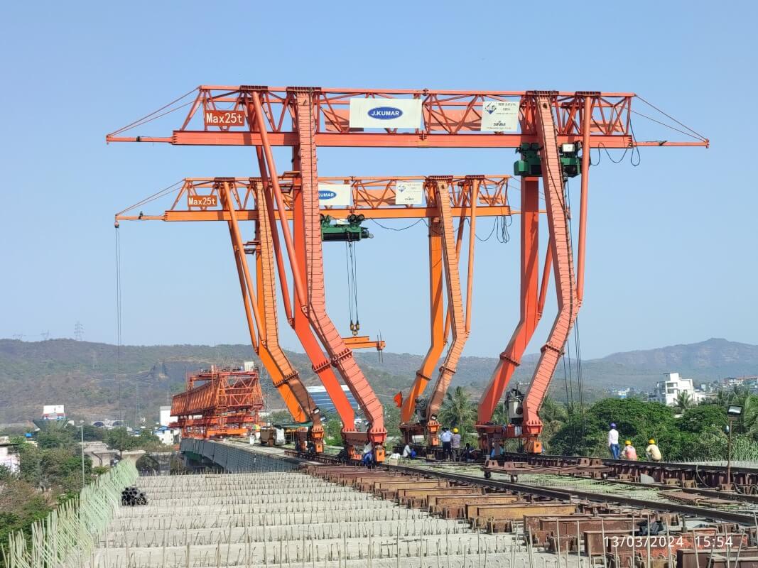 Spine And Wing Launching Girder Set